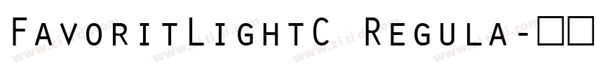 FavoritLightC Regula字体转换